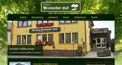 Desktop Screenshot of pressecker-hof.de